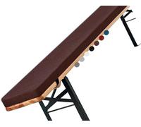 Cojines de Banco para Muebles de Exterior E Interior Rectangulares Antideslizantes con Cremallera para Tumbonas Columpios Y Ventanales (Curry Oscuro 61 X 40 X 5 cm)