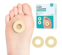 Cojines de callos para la parte inferior del pie, acolchado redondo de espuma con adhesivo autoadhesivo resistente al agua, cojines de maíz para dedos de los pies y pies, reducen el dolor, la presión