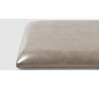 Cojines de cuero impermeables para silla, almohadillas de asiento suaves y antideslizantes para uso en interiores y exteriores, grueso (r gris, 30 x 30 cm)