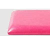 Cojines de cuero impermeables para silla, almohadillas gruesas y antideslizantes para uso en interiores y exteriores, color rojo rosa suave (30 x 40 cm)