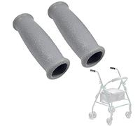 Cojines de la manija del caminante - Rollator empuñaduras de la mano de reemplazo ajuste 0.9 "-0.95" ID manija, Rolling-Walker accesorios para personas mayores con discapacidad, conjunto de 2(A-gris)