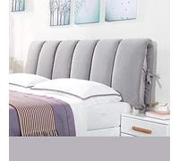 Cojines de lectura para cabecero a prueba de polvo, funda de cama gruesa de madera maciza, almohada anticolisión, altura 90 x 50 cm, accesorios decorativos para el hogar