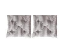 Cojines de Pana de 40x40 cm, Suaves y cómodos, Ideales para Interiores y Exteriores, con Relleno Grueso de algodón PP, Paquete de 2 Unidades