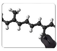 Cojines de ratón del Tema de la Ciencia, Base de Goma Antideslizante Alfa del caroteno Mousepad