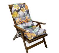 Cojines de respaldo alto para sillas de terraza, cómodos cojines de asiento para jardín, playa, mecedoras y muebles de patio, soporte de espuma suave para exteriores