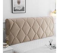 Cojines de respaldo suaves para cabecero, funda extraíble y lavable, almohada de cuña para leer, protector de cama doble, color marrón, 170 cm, cómodo apoyo para el ocio