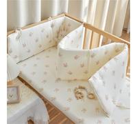 Cojines de seguridad for barandillas de cama for niños pequeños: juego completo, funda for cabecero y forro de cuna de malla transpirable for prevenir caídas.(D,240-28cm)
