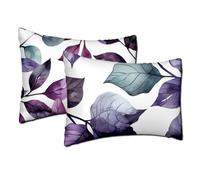 Cojines Exterior 40x60 cm Púrpura Cojines Sofa Planta Cushions Decoracion 2 Pack Outdoor Cushions Impermeable Felpa Corta Suave Rectangulares Funda de Almohada para Exterior Garden Chair Decor h-1386
