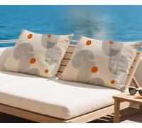 Cojines Exterior Impermeable Verano Funda Cojin 70x90 cm Europa Del Norte de Terciopelo Funda Almohada Abstracto Cojine Para Sofa Cojine Para Sofá Silla Dormitorio Decoración Sof (Juego de 2) qq-225