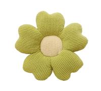 Cojines Fluffy Cute Pink Daisy Pillow 19.6inch Soft Throw Pillow INS Flower Cushion Bedroom Sofa Couch(Green)