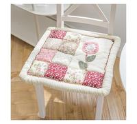 Cojines for sillas, cojines for sillas de retales con corbatas, cojín for silla de comedor individual, cojín for asiento con estampado floral, cojín for silla con volantes suaves, cojín antideslizante