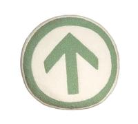 Cojines Funny Design Seat Cushion Home Living Room Fluffy Pillow for Sofa Soft Office Siesta Plush Pillow(Green,2PCS 30CM)