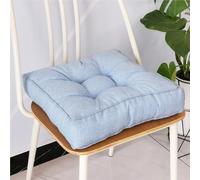 Cojines grandes de espuma viscoelástica para sillas, paquete de 6 almohadillas cuadradas firmes para ancianos, embarazadas, sillas de comedor, sofás, sillones y uso al aire libre (azul cielo, 40 x 40