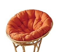 Cojines gruesos impermeables para sillas de huevo, almohadillas de asiento redondas para balcón, patio y jardín, perfectas para asientos de piel de mimbre y T