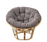 Cojines gruesos impermeables para sillas de patio, cojines de asiento de jardín al aire libre para sillas de huevo, sillas redondas, balcón y sillas de cabestrillo, accesorios de piel de mesa