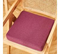 Cojines gruesos para sillas de jardín y comedor de 8 cm, 4 unidades, antideslizantes, con funda extraíble, 40 x 40 cm, cojines de cocina para mayor comodidad y estilo