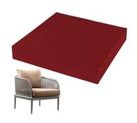 Cojines impermeables para sillas de jardín, 55 x 55 x 8 cm, acolchado de espuma de alta densidad, partículas antideslizantes, tela de poliéster duradera, accesorios para muebles de exterior, solución