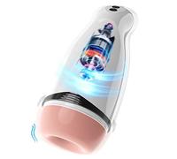 Cojines Mǎştừrbádør Eléctricø Hómbré, Māstừrvādør Māscụlinó Succiøn Aừtomáticø Silicónà Cup Reál Orál Vibrạdór Canal Tenga Impermeable Víbràdør de Pểné 10 Modos de Vîbrạcḯóñ (B)