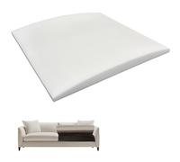 Cojines para asiento de sofá de 50 x 50 x 5 cm, 2 unidades, inserto de cojín, cojín de repuesto para asiento de sofá, cojín elevador de silla para adultos, para sofá de esquina, sofá cama, s