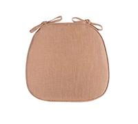 Cojines para asientos, 1 cojín for silla de comedor con corbatas, cojines for sillas, gruesos y cómodos antideformación for exterior e interior(Beige)