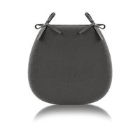 Cojines para asientos, 1 Uds Cojines for sillas de cocina 4 6, for for comedor, for con corbatas, Funda for cojines diseño cremallera extraíble y lavable(Dark Grey)