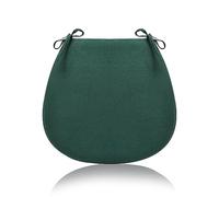 Cojines para asientos, 1 Uds Cojines for sillas de cocina 4 6, for for comedor, for con corbatas, Funda for cojines diseño cremallera extraíble y lavable(Deep Green)