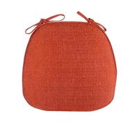 Cojines para asientos, 1 Uds cojines for sillas de cocina con corbatas, for comedor en forma U, for, for duraderos y transpirables(Orange)