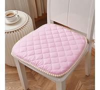 Cojines para asientos, 1 Uds. Cojines for sillas de comedor, cojines asiento for cocina con corbatas, for, for desmontables resistentes a las manchas(Pink)
