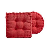 Cojines para Asientos de Silla Square 45x45cm, Cojines de Silla Tumbonas Almohadilla, Cojines Blandos de Asiento y Respaldo, Cojin Silla Usos Interior y Exterior, para Jardín, Patio, Terraza
