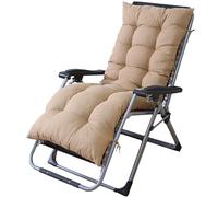 Cojínes Para Banco Colchón De Banco De Jardín Con 6 Cordones De Fijación, Cojin Columpio Jardin Exterior Colchoneta Hamaca, Cojín Para Patio Salón Tumbona (Sólo Cojín)(Size:153x55cm,Color:Café)