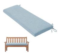 Cojines para banco de jardín, 160 x 50 x 5 cm, tela de lino, para exteriores e interiores, para patio, balcón, banquete, silla, cojín cómodo y elegante