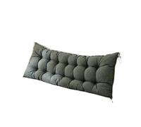 Cojines Para Bancos Cojín de banco for sofá, cojín largo for cabecera, almohadas de lectura, cojín grueso for cabecera, respaldo grande, almohadas lumbares, soporte for espalda Para El JardíN(Gray,120