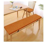 Cojines para Bancos de 140x35cm/55x13.8in. Esponja Suave de Alta Densidad, con Correas Antideslizantes, Cremallera Desmontable, cómodos y Transpirables, para sofás de Madera, terrazas, Suelo