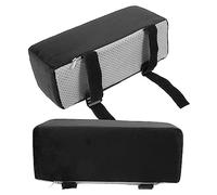 Cojines para reposabrazos de silla de alta resistencia, 10 cm de grosor, coderas para sillas de oficina y juegos, cómodo elevador para escritorio y silla de ruedas, par de apoyo lateral mejorado
