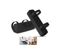 Cojines para reposabrazos - INF - Juego de 2 - Acolchados - Negros Comfort - Accesorio para silla