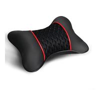 Cojines para reposacabezas de asiento de coche, 2 piezas con almohadillas de piel sintética para ayudar a relajar los músculos del cuello y reducir la fatiga