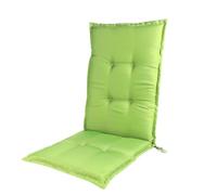 Cojines para silla Adirondack de respaldo alto, cojines para tumbona de exterior, cojines de jardín y patio con lazos, cómodos cojines para tumbona en color verde hierba para el hogar y la oficina