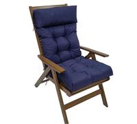 Cojines para Silla con Respaldo Alto, Cojines para Silla, Cojines para Sillas de Patio, Cojines para Silla de Mimbre, Cojines para Asiento y Respaldo para Mecedora, Muebles de jardín, Interior, Exteri