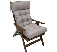 Cojines para Silla con Respaldo Alto, Cojines para Silla, Cojines para Sillas de Patio, Cojines para Silla de Mimbre, Cojines para Asiento y Respaldo para Mecedora, Muebles de jardín, Interior, Exteri