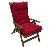 Cojines para Silla con Respaldo Alto, Cojines para Silla, Cojines para Sillas de Patio, Cojines para Silla de Mimbre, Cojines para Asiento y Respaldo para Mecedora, Muebles de jardín, Interior, Exteri