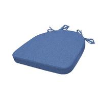 Cojines para Silla de Comedor Almohadillas para Asiento En Forma de U Gruesas Antideslizantes para Interior Hogar Cocina Patio Jardín Oficina Extraíbles Y Lavables (40 X 40 X 3 cm Azul)
