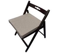 Cojines para Silla de Comedor con Respaldo de 50 x 50 x 5 cm, Cojines para Silla con Lazos, Almohadillas para Silla de Comedor con Base Antideslizante, Funda extraíble y Lavable a máquina re