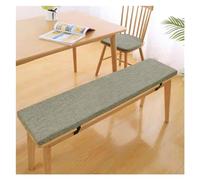 Cojines para sillas de 130x30cm/51x11.8in. Esponja Suave de Alta Densidad, con Correas Antideslizantes, Cremallera Desmontable, cómodos y Transpirables, para sofás de Madera, terrazas, Suelo