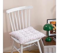 Cojines para sillas de Cocina 1 Unidad. Este cojín para Silla Tiene un diseño ergonómico, está Hecho de algodón PP para Evitar la deformación y Cuenta con Dos Correas en la Parte Posterior