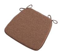 Cojines para sillas de cocina de 17.7 pulgadas con lazos, cojines de espuma de alta elasticidad para sillas de comedor, respaldos extraíbles y antideslizantes para comedor, cocina y oficina, paquete