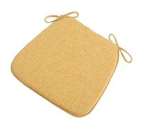 Cojines para sillas de cocina de 17.7 pulgadas con lazos, cojines de espuma de alta elasticidad para sillas de comedor, respaldos extraíbles y antideslizantes para comedor, cocina y oficina, paquete