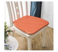 Cojines para sillas de Comedor, Almohadillas Antideslizantes en Forma de U con Lazos, Paquete de 2 Cojines para sillas de Cocina, Cojines para taburetes de jardín, Almohadillas cómodas para