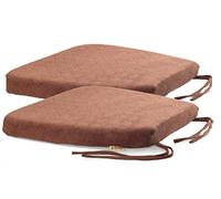 Cojines para sillas de Comedor de 40 x 42 x 4 cm. Esponja de Alta Densidad, Correas Antideslizantes, cojín en Forma de U, Lavable a máquina o a Mano, Apto para sillas de Cocina, jardín y com