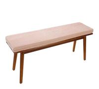 Cojines para tumbona 150x45x3cm Cojines rectangulares de pana para comedor con correas y cremallera extraíbles y lavables para interior, tapete protector de muebles, cojín de suelo para come