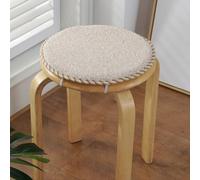 Cojines Redondos Cojines de Asiento, Cojín de Asiento Suave y Cómoda, para Decoración Interior o Exterior, para Sillas de Terraza Cocina Patio Balcón Salón,007,34x34cm 2pcs